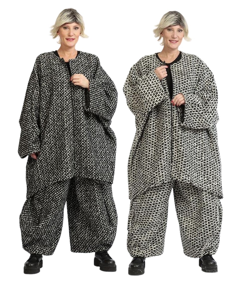 Lagenlook Big Wolljacken Übergrößen AKH Fashion