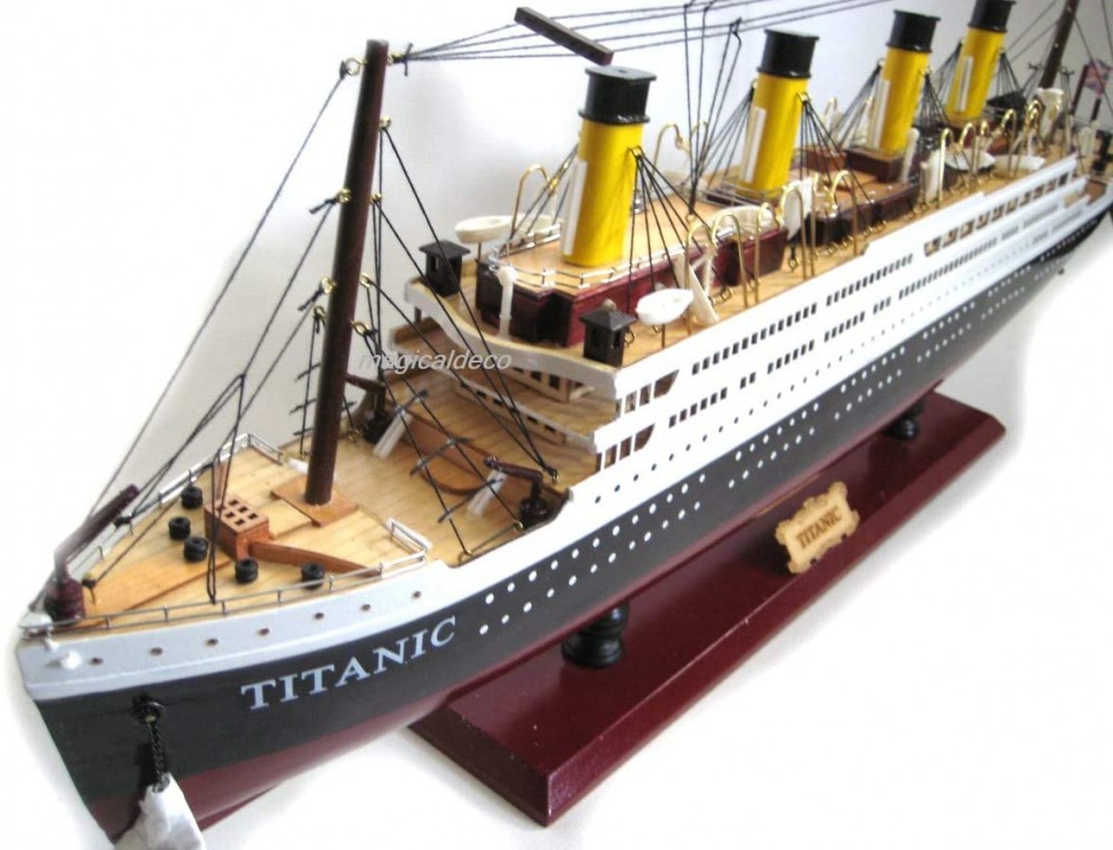 Schiffsmodell aus Holz Modell 36 cm Titanic 