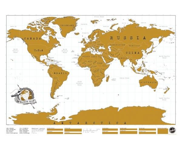 Die Welt zum Rubbeln. Scratch Map Deutsch' von '' - Buch - '978-1