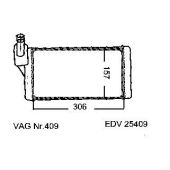 NEU + Wärmetauscher / Heizung VW Bus / Transporter 701 / T4 - 9.90 - 8.03 - Heizungskühler / Radiator + + + NE