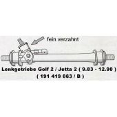 NEU + Lenkgetriebe Seat Toledo 19 .1 feinverzahnt - 9.xx - 8.xx - VW Golf 2 / Jetta 2 19 .1 feinverzahnt - VAG