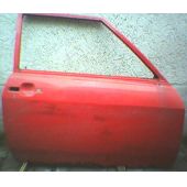 Tür Audi 50 / VW Polo / Derby 86 .1 2 / 3T / R rot - 9.73 - 8.83 - gebraucht