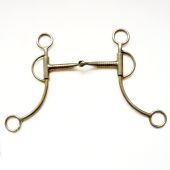 Westernkandare Snaffle with Shanks, Mundstück Sweet Iron, 14 cm