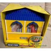 Breyer Two-Stall Barn Travel Case - Transportbox für Breyer Classics Modellpferde