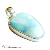 Larimar Anhänger in Silber 925 Fassung