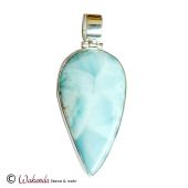 Larimar Anhänger in Silber 925 Fassung