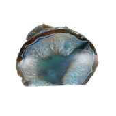 Teelichthalter Achatgeode Anschliff