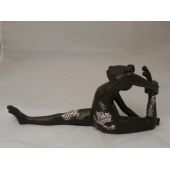 Dekofigur Yoga-Frosch 21,5 cm