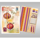 Designstreifen Paper Balls Set Magic Christmas