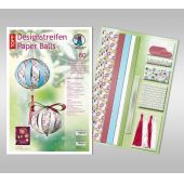 Designstreifen Paper Balls Set Jolly Christmas