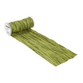 CREApop® Fripe Dekoband 20 cm x 10 m, olive