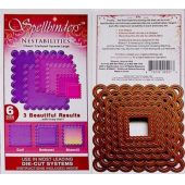 Spellbinders 6 Stanzformen Nestabilites Classic Scalloped Squares Large