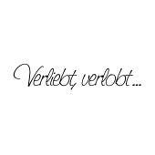 Stempel 'Verliebt, verlobt...'