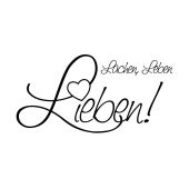 Stempel "Lachen, Leben, Lieben"