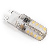 LED-Stiftsockellampe McShine "Silicia", G9, 2,3W, 180 lm, warmweiß