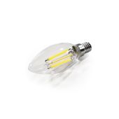 LED Filament Kerzenlampe McShine "Filed", 3000K, E14, 6W, 1055lm, 230V, warmweiß