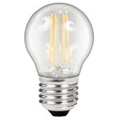 LED Filament Tropfenlampe McShine "Filed", E27, 4W, 490lm, warmweiß, klar