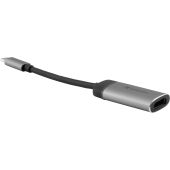 Adapter USB-C auf HDMI 4K von Verbatim, 10cm Kabel, Aluminiumgehäuse