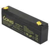 Bleiakku KUNG LONG "WP2,2-12" 12V/2,2Ah, VdS, 178x34x60mm, 1,06kg