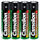 Micro-Batterie CAMELION Super Heavy Duty, 1,5 V, Typ AAA/R03, 4er-Pack