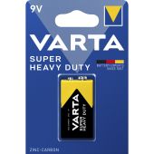 E-Block Batterie VARTA "Super Heavy Duty", Zink-Kohle, 6F22, 9V