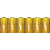 Baby-Batterie VARTA "Longlife", Alkaline, Typ C, LR14, 1,5V, 6er Pack