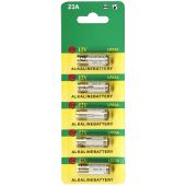 Batterie A23, 12V, 28x10mm, Alkaline, 5er-Blister