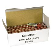 Micro-Batterie CAMELION Alkaline 1,5 V, Typ AAA, 60er-Pack