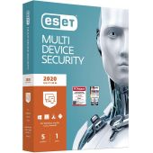 ESET Multi-Device Security 2020 Edition (5 User I 1 Jahr) (PC+Mac+Linux+Android) (Code in a Box)