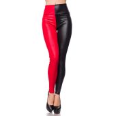 Leggings,schwarz/rot Größe L-XL