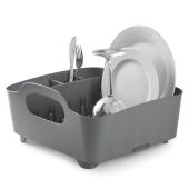 Geschirrkorb Tub Dish Rack, anthrazit/grau Abtropfgestell Abtropfbrett Spülkorb Geschirrständer