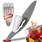 Minifeuerzange Picco 4 Stück Zuckerzange klein Feuerzangenbowle Edelstahl 4er Set