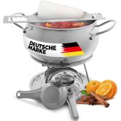 TOPANBIETER 999 Feuerzangenbowle Set Edelstahl Feuerzange Glühwein Punsch Zucker