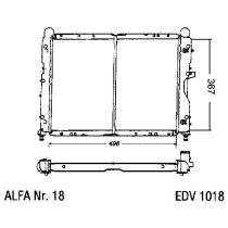 NEU + Kühler Alfa Romeo 155 1.7 / 1.8 / 2.0 - 16V / 2.5 - V6 - 9.92 - 8.xx - Kühlsystem Wasserkühler / Radiato