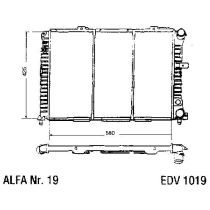 NEU + Kühler Alfa Romeo 164 2.0 - TS / 2.5 - V6 / 3.0 - 24V - 9.93 - 8.xx - Kühlsystem Wasserkühler / Radiator