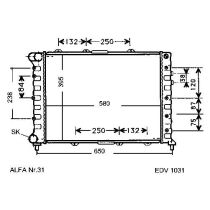 NEU + Kühler Alfa Romeo 156 2.0 / 2.5 - 9.97 - 8.xx - Kühlsystem Wasserkühler / Radiator + + + NEU