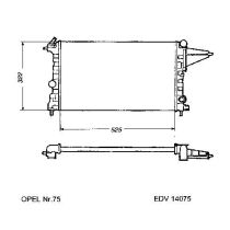 NEU + Kühler Vauxhall Cavalier .2 1.4 / 1.6 / 1.8 / 2.0 / S / SEH / NE / NZ / NV / NVR / XE Schaltgetriebe - 9