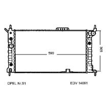 NEU + Kühler Vauxhall Astra .3 1.4 / 1.6 / 1.8 / 2.0 - 16V Automatic / Klimaanlage - 9.xx - 8.xx - Opel Astra