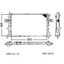 NEU + Kühler Opel Astra G 1.7 TD Schaltgetriebe / Automatic / Klimaanlage - GM / Vauxhall 9.97 - 8.xx - Kühlsy