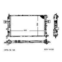 NEU + Kühler Opel Astra G 2.0 DTH Schaltgetriebe / Automatic / Klimaanlage - GM / Vauxhall 9.97 - 8.xx - Opel