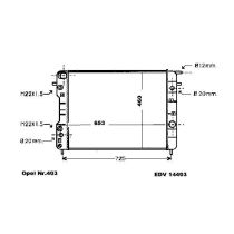 NEU + Kühler Opel Omega B .2 2.6 - 24V / 3.2 - 24V Automatic / Klimaanlage - GM / Vauxhall 9.00 - 8.03 - Kühls