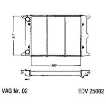 NEU + Kühler Audi 50 86 1.1 HD / HH Schaltgetriebe - VAG / VW / Audi 9.74 - 8.79 - VW Polo / Derby 86 0.9 HA 1