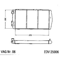 NEU + Kühler Audi 100 / 200 43 1.9 / 2.0 D / 2.2 Schaltgetriebe / Automatic / Klimaanlage - VAG / VW / Audi 9.