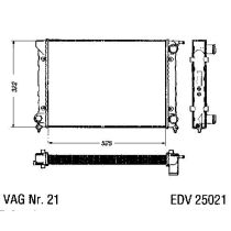 NEU + Kühler VW Passat / Santana 32B 1.6 D Schaltgetriebe / Automatic - VAG / VW / Audi 9.82 - 8.83 - VW Sciro