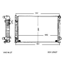 NEU + Kühler Audi A 6 4A / C4 .2 3.7 / 4.2 Schaltgetriebe / Automatic - VAG / VW / Audi 9.99 - 8.xx - Kühlsyst