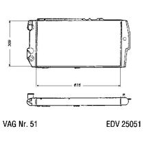 NEU + Kühler Audi 100 44 / + Turbo 2.0 / 2.2 / 2.3 - 5 Zyl. Schaltgetriebe / Automatic / Klimaanlage - VAG / V