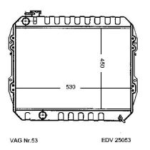 NEU + Kühler Toyota Hi - Lux 2.4 D Schaltgetriebe - 9.88 - 8.xx - VW Taro 2.4 D 2WD / 4WD Schaltgetriebe - VAG