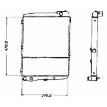 NEU + Kühler Audi 80 / 90 89 2.0 Schaltgetriebe / Klimaanlage - VAG / VW / Audi 9.86 - 8.91 - Audi Coupe / Cab