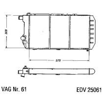 NEU + Kühler Audi 100 44 2.0 Schaltgetriebe - VAG / VW / Audi 9.82 - 8.84 - Kühlsystem Wasserkühler / Radiator