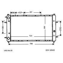 NEU + Kühler VW Bus / Transporter T4 701 / + Syncro 1.8 / 1.9 D / TD / 2.0 / 2.4 D / 2.5 Schaltgetriebe / Auto